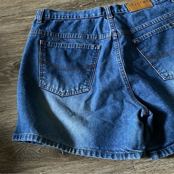 Women's Blue Jean Shorts Tractor Size‎ 16 Medium Wash Denim - Picture 12 of 14